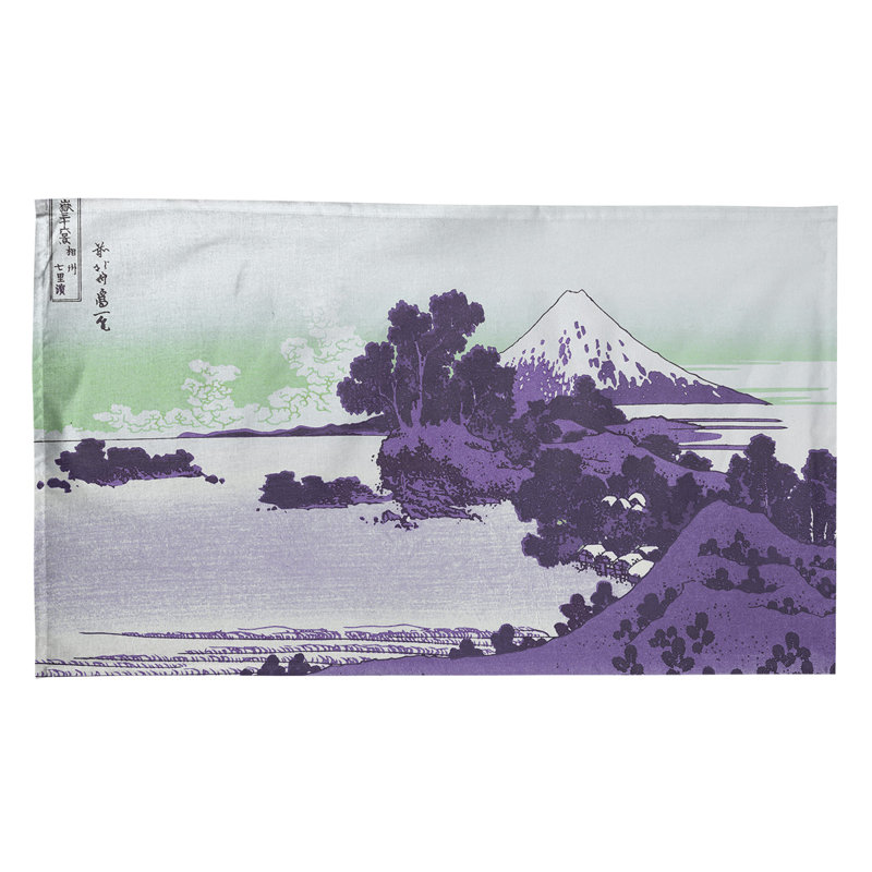 Hague Tea Towel Kitchen Towel, Cotton Twill, Purple/Green
