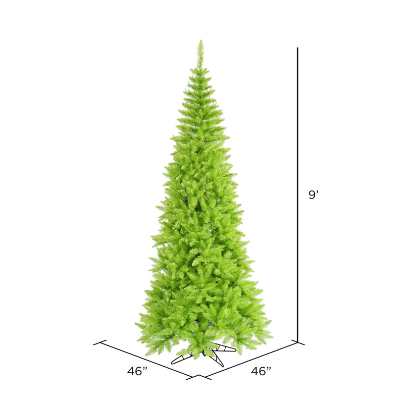 Sapin de Noël artificiel Lime, H 9 pi x l 46 po