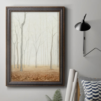 «Fall In The Forest I», toile encadrée de qualité supérieure - prête à être accrochée