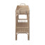 Console en rotin et bambou avec tablette-830605158