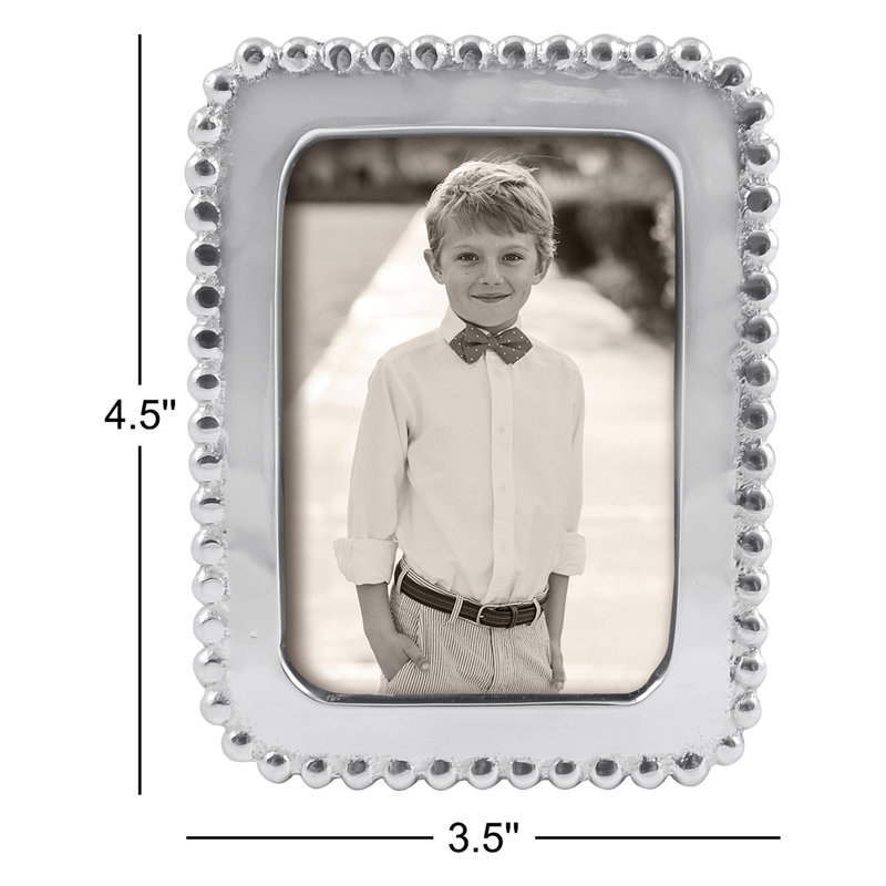 Beaded Metal Picture Frame