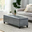 Rangement rembourré gris pu-274087596