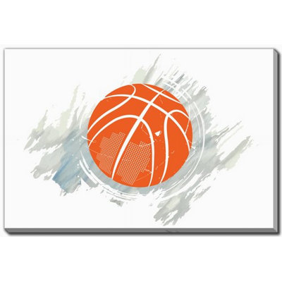 Art mural toile de basketball