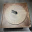 Table basse carrée en bois manufacturé brun