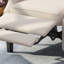 Fauteuil inclinable élégant et confortable avec revêtement capitonné et design à oreilles pour les salons modernes-1412193547