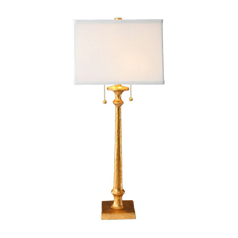 Resin Table Lamp, Gold