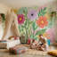 Papier peint pastel blanc sur fond blanc-359018024-359018027