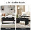 Table basse à plateau relevable avec rangement-1601587860