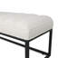 Banc rembourré pour chambre en métal-111670824