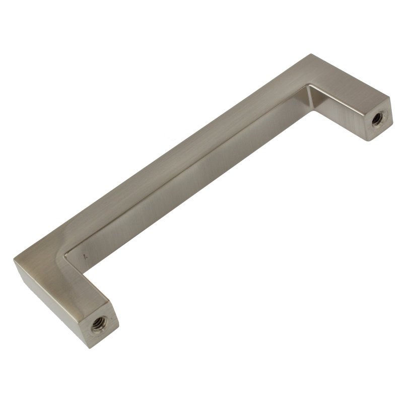 Poignée barre 3 3/4 po d'un centre à l'autre, Nickel satiné