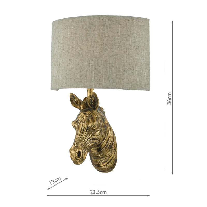 Fresnel Flush Mounted Sconce