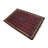 One-of-a-Kind Rectangle 3'7" X 5'4" 1990s Wool Area Rug in Red/Beige/Black