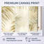 «Neutral Palm Leaves Drift I» - art mural botanique beige-1453441828-1453441833