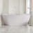 67'' Acrylic Freestanding Bathtub With Unique Diamond Pattern Design Chrome Overflow And Pop-up Drain-108919983