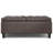 Harrison 40"W Upholstered Large Square Coffee Table Storage Ottoman with Split Lift Top-105374281