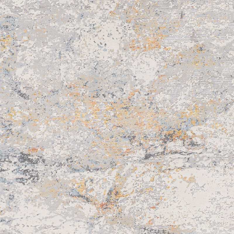 Abstract Indoor Rug, Round 6'7"