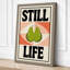 Still Life Pears Mid-Century - Wrapped Canvas-1874982958-1874982997