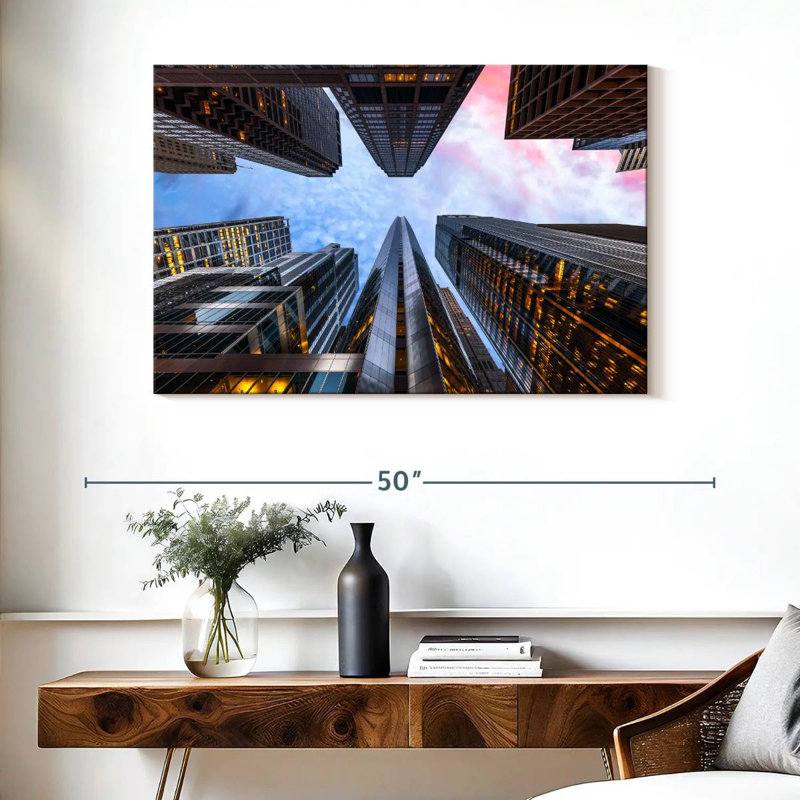 Lilie Chicago High Rises, 26" H x 39" W
