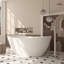 Baignoire autoportante à surface solide de 67 po x l 31 po avec robinet-86003676
