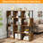 S-Shaped Geometric Bookshelf