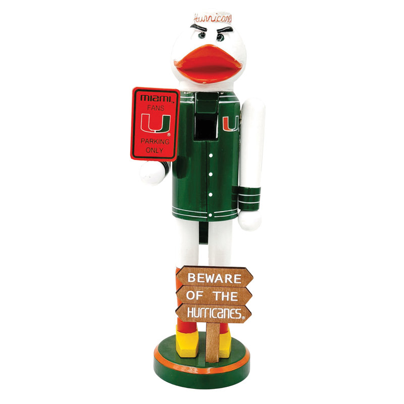 Casse-noisette 12 "NCAA College Spirit Beware, Miami