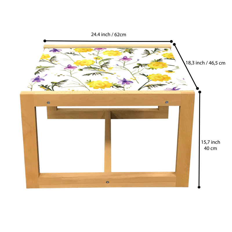 Irihanna Sled Coffee Table, 62cm H x 46cm W x 40cm D