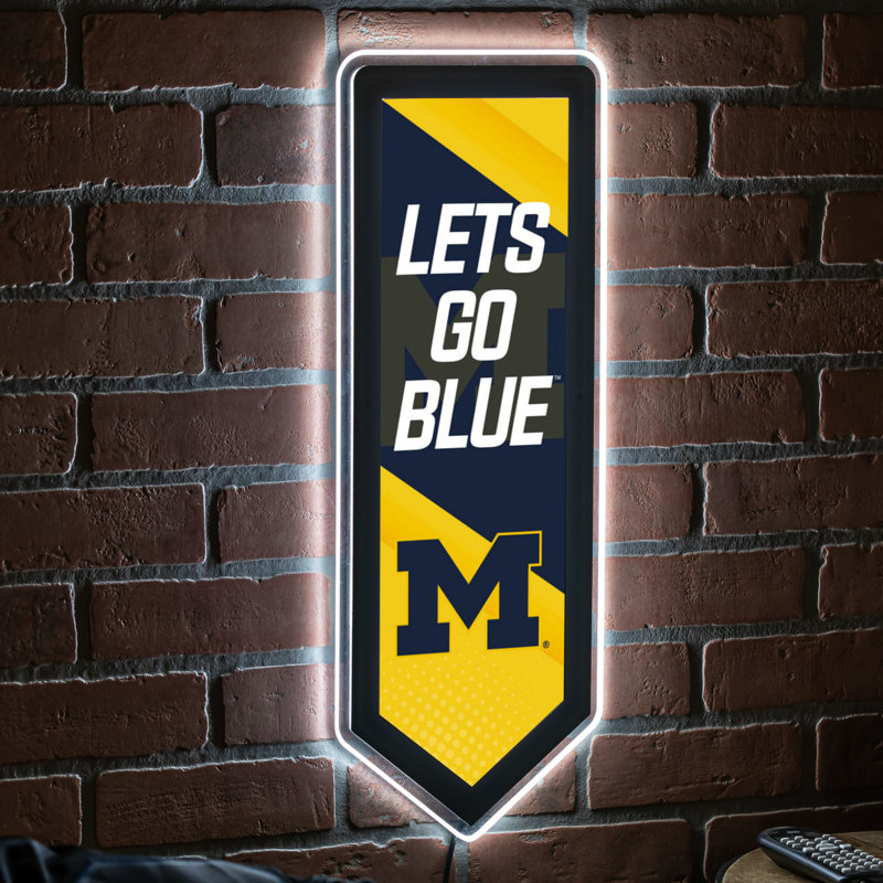 Enseigne murale NCAA Team Pennant, Université du Michigan