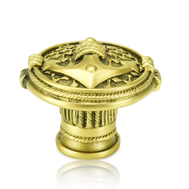 YACHT CLUB ANCHOR KNOB, Gold