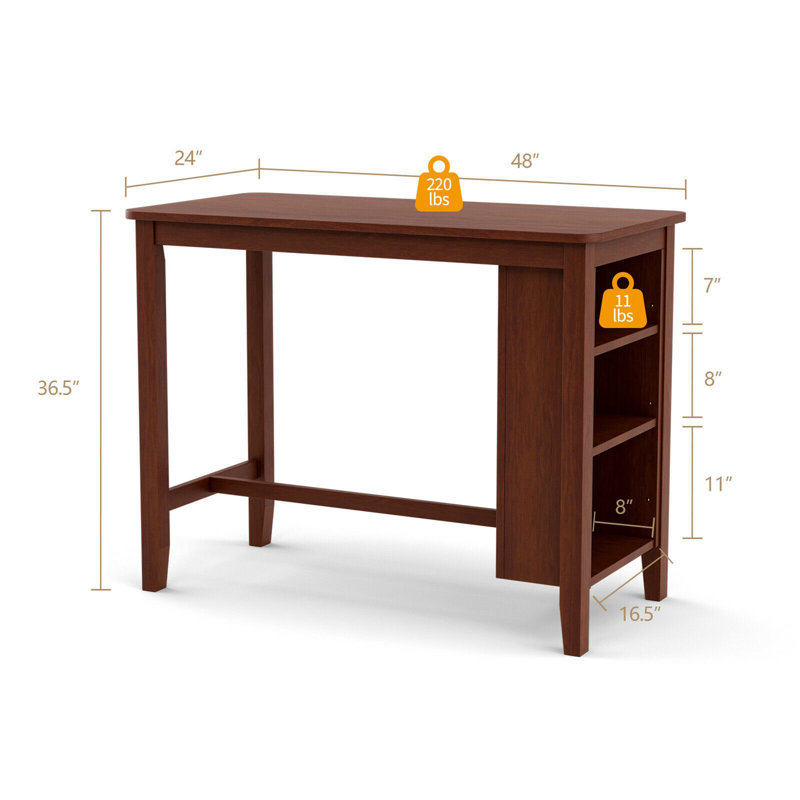 Aerick Solid Wood Base Dining Table
