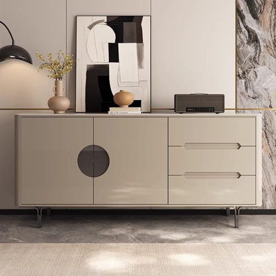 Armoire de comptoir moderne en granit minimaliste moderne