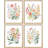Vibrant Wildflower " IDEA4WALL Framed Colorful Wildflower Forest Bouquet Wall Art, Set Of 4 Nature Wilderness Wall Decor Prints, Botanical Floral Wall Decor For Living Room, Bedroom " 4 - Pieces-119405477-90162041