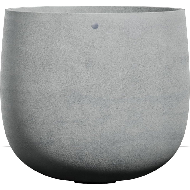 Pot à fleurs COSAPOTS Mondo, L 19,7 po x P 19,7 po x H 18,5 po, Pierre rivière