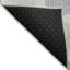 Tapis intérieur / extérieur géométrique lavable 5 pi x 8 pi brun et gris ivoire