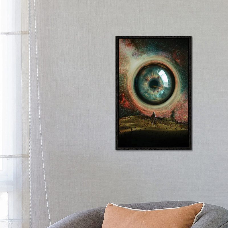 E Y E by Nicebleed - Print on Canvas, Black Framed, 66.04cm H x 45.72cm W x 3.81cm D
