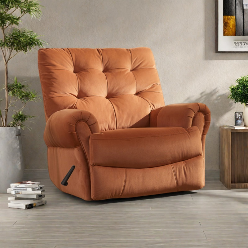 Chaise longue rotative élargie à détection de nuage, Orange