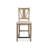 Arli Upholstered Counter Stool with Solid Wood Frame
