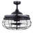 Industri 48" Retractable Blade Ceiling Fan with Light and Remote, Industrial Fandelier Ceiling Fan, Patented Design Technology, Stronger Thicker Blades, Oil Rubbed Bronze