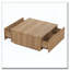 Table basse carrée 33,25 po à 4 tiroirs-1279554153