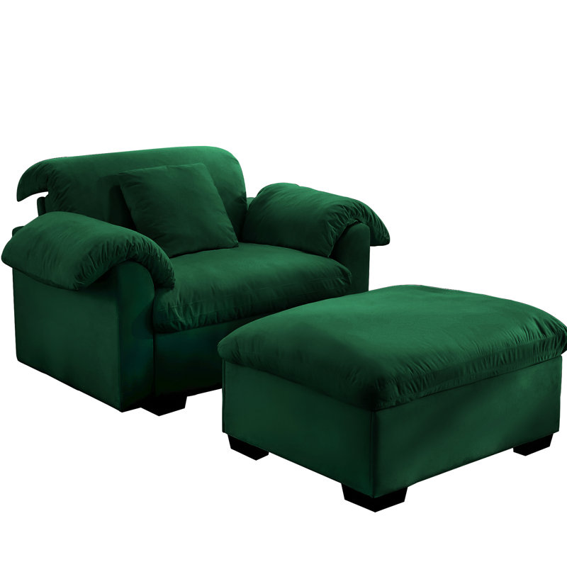 Tissu en velours avec coussins moelleux, rangement, revêtement de confort rembourré, accoudoirs de rangement