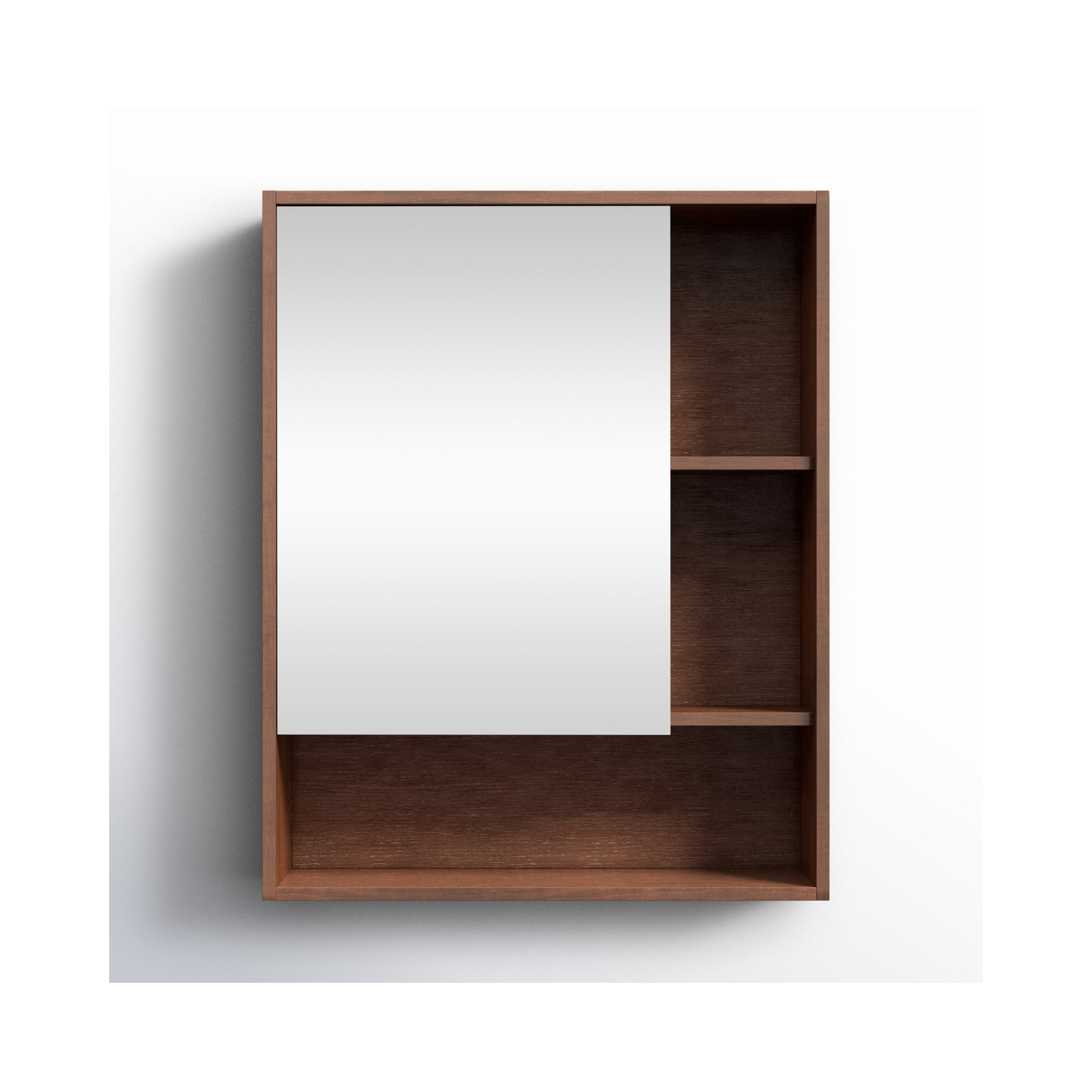 Jensen Surface Medicine Cabinet, Walnut, Left