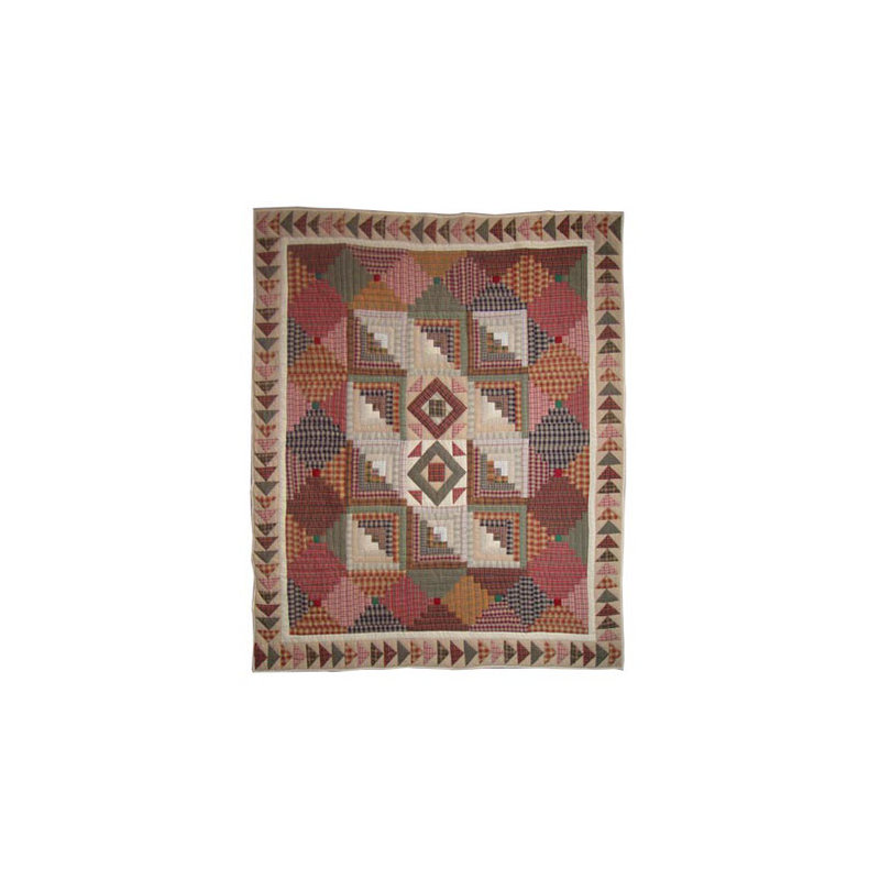 Country Roads Quilted Throw Blanket