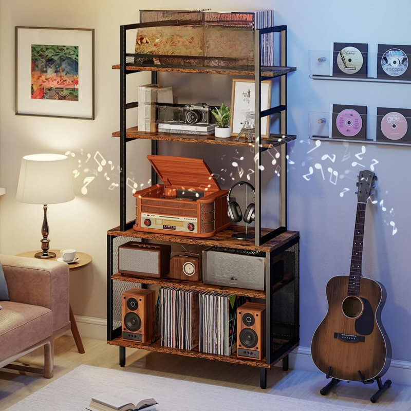 172.46 cm H Media Shelves