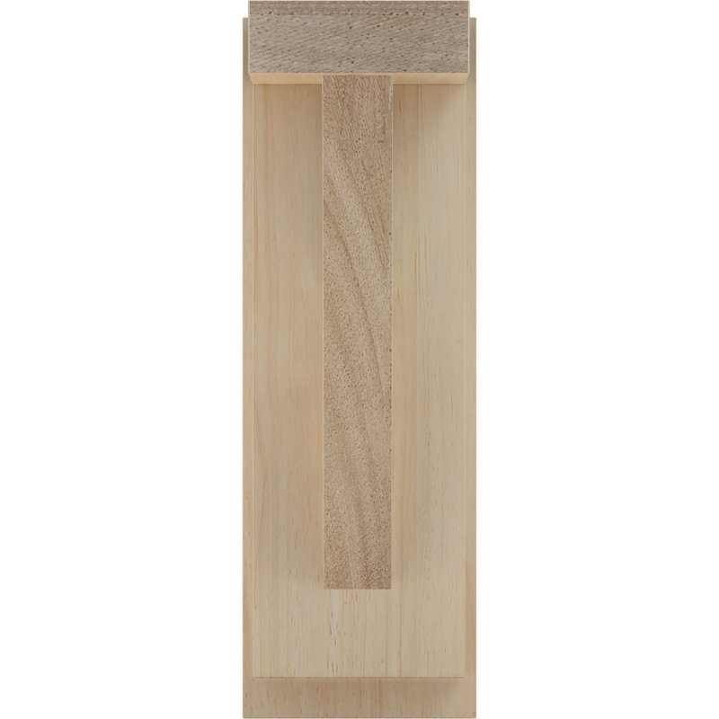 Support de tablette traditionnel, Hévéa, H 7,50 po x l 2,50 po x P 6,25 po