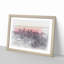 Los Angeles Skyline in the Morning in Abstract - Picture Frame Graphic Art Print-55759916-55759915