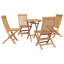 Solid Wood Patio Dining Set Table,