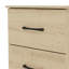 Table de chevet en bois manufacturé à 2 tiroirs H 23,7 po Arkia-119165722-116376155