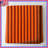 Orange Vertical Stripes Bedding Striped Bedspread Pattern-123584138