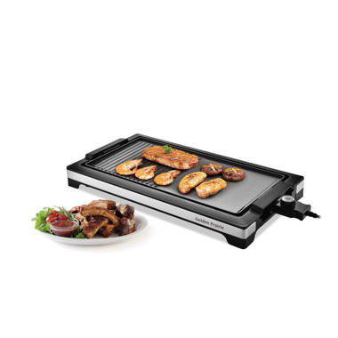 110V Electric Grill, 1800W Stainless Steel Electric Indoor Searing Grill  Party Grill Electric BBQ Grill Electric Cooking Grill, Electric Smokeless