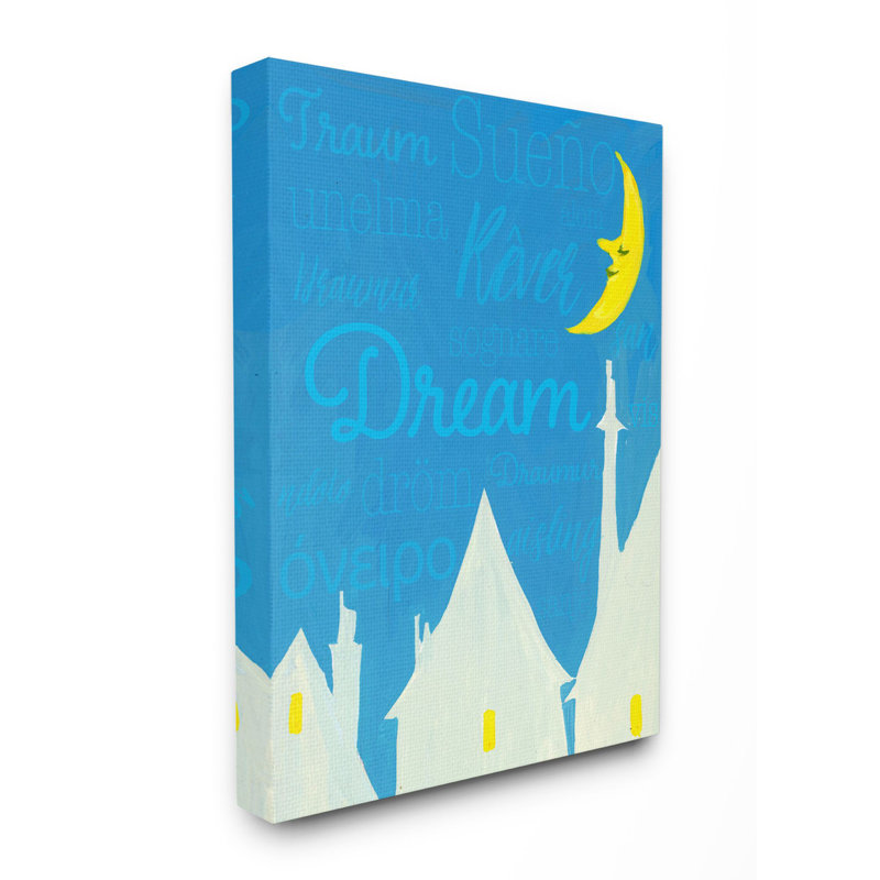 Art lunaire Leppert Dream Home, Toile tendue, H 40 po x l 30 po