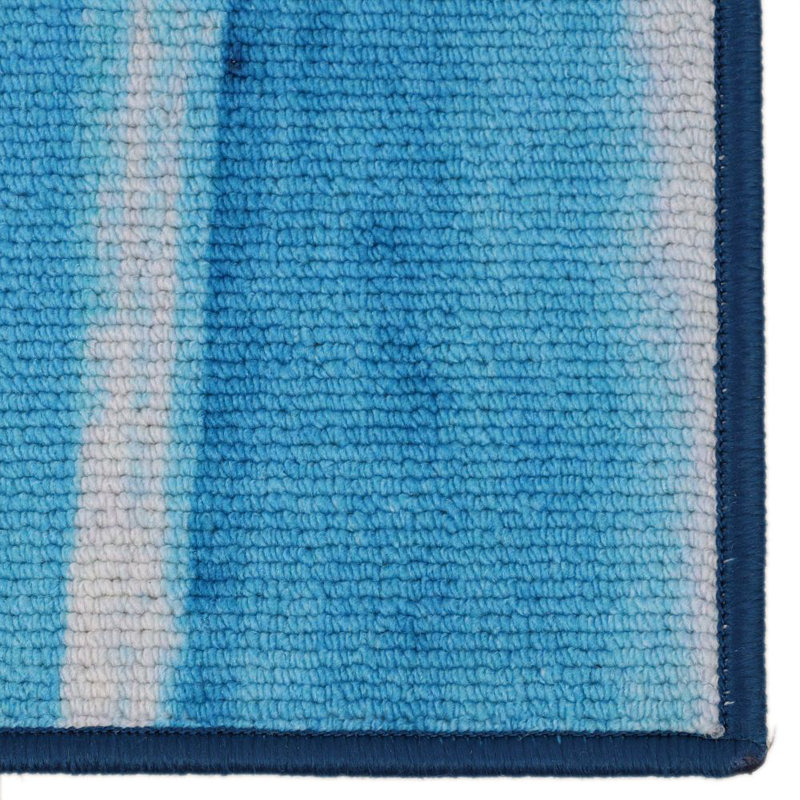 Tapis bleu Karley, Rectangle 3 pi x 5 pi